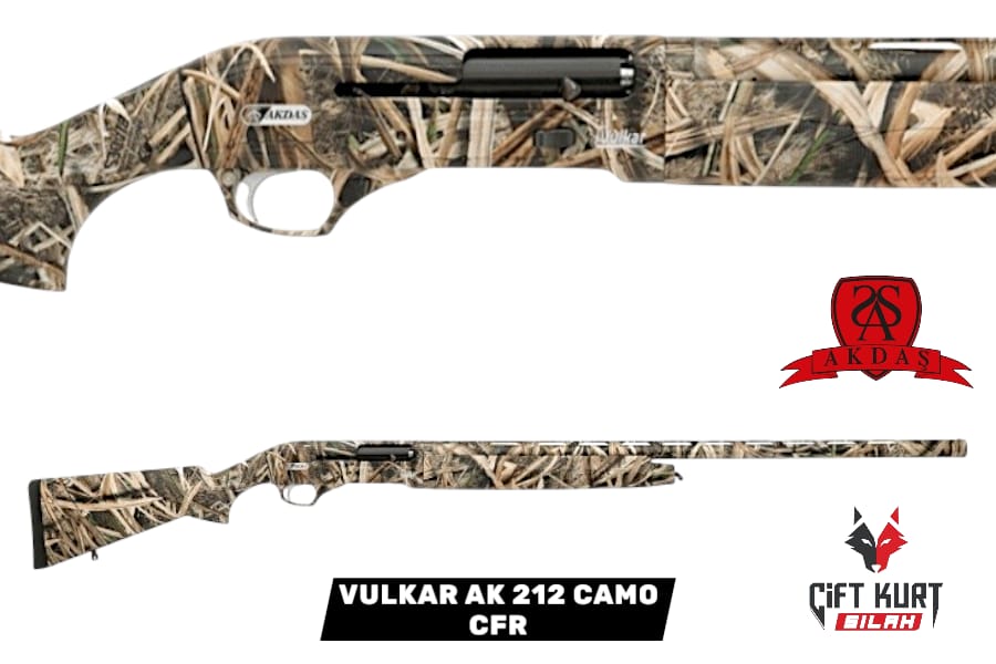 AKDAŞ VULKAR AK212 C CAMO YİVSİZ AV TÜFEĞİ
